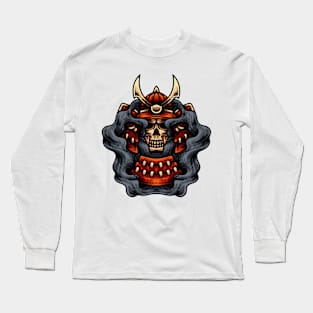 Samurai Skull Soul Long Sleeve T-Shirt